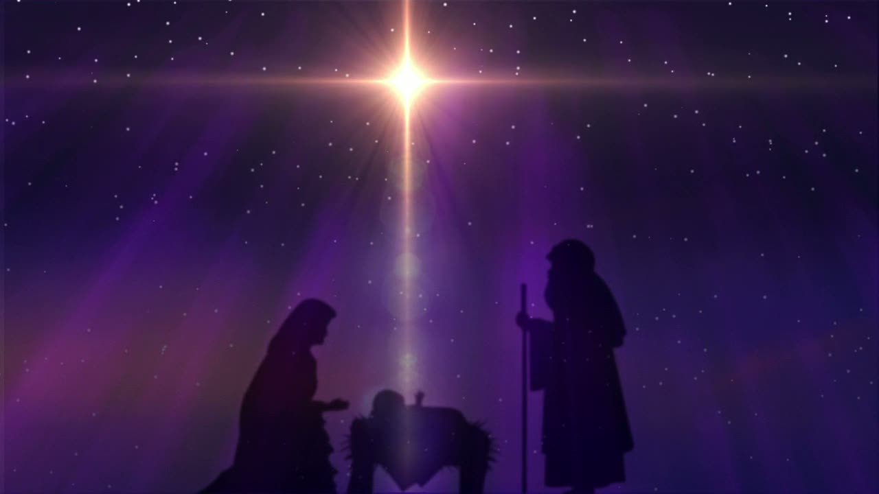Christian Christmas Star Background