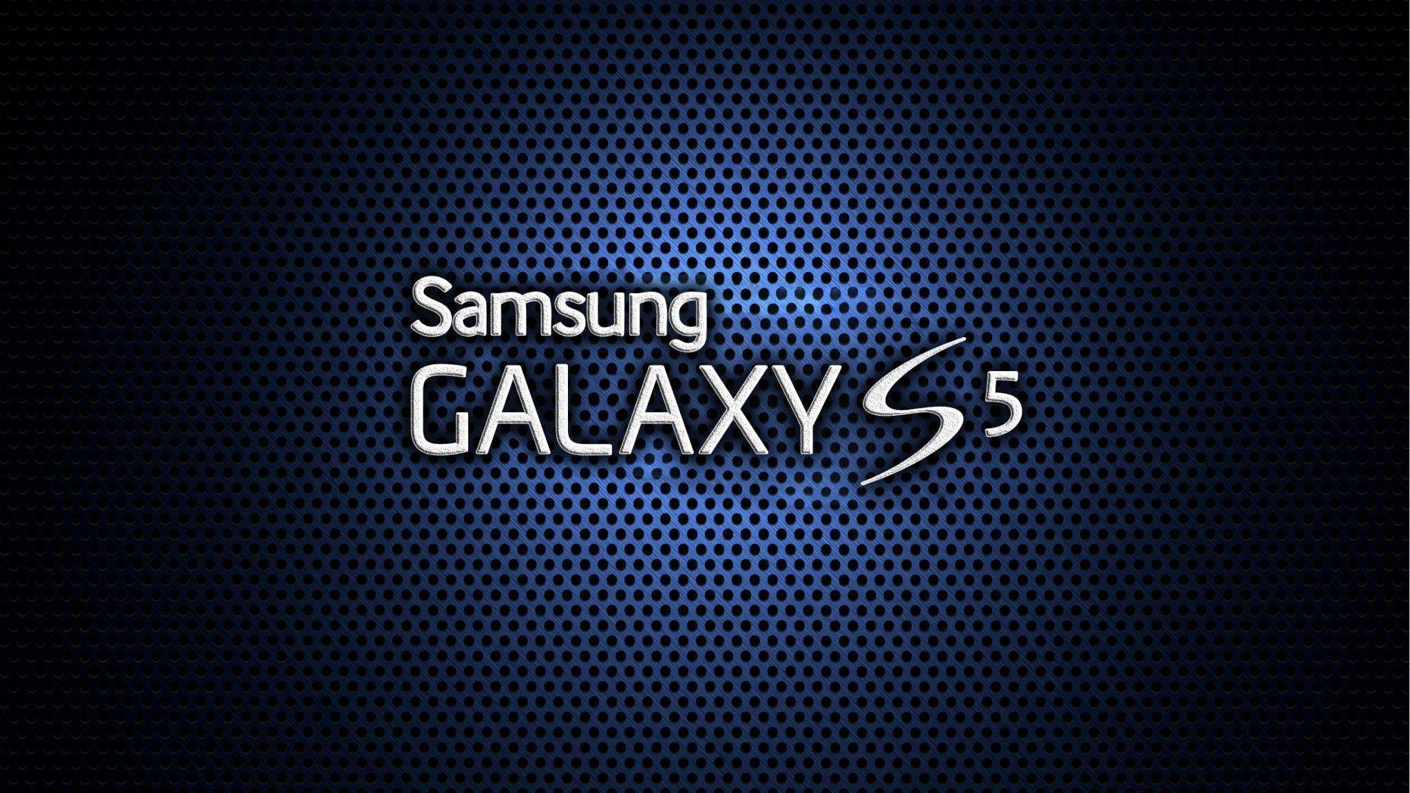 Samsung Galaxy S5 Logo Wallpaper Wide or HD