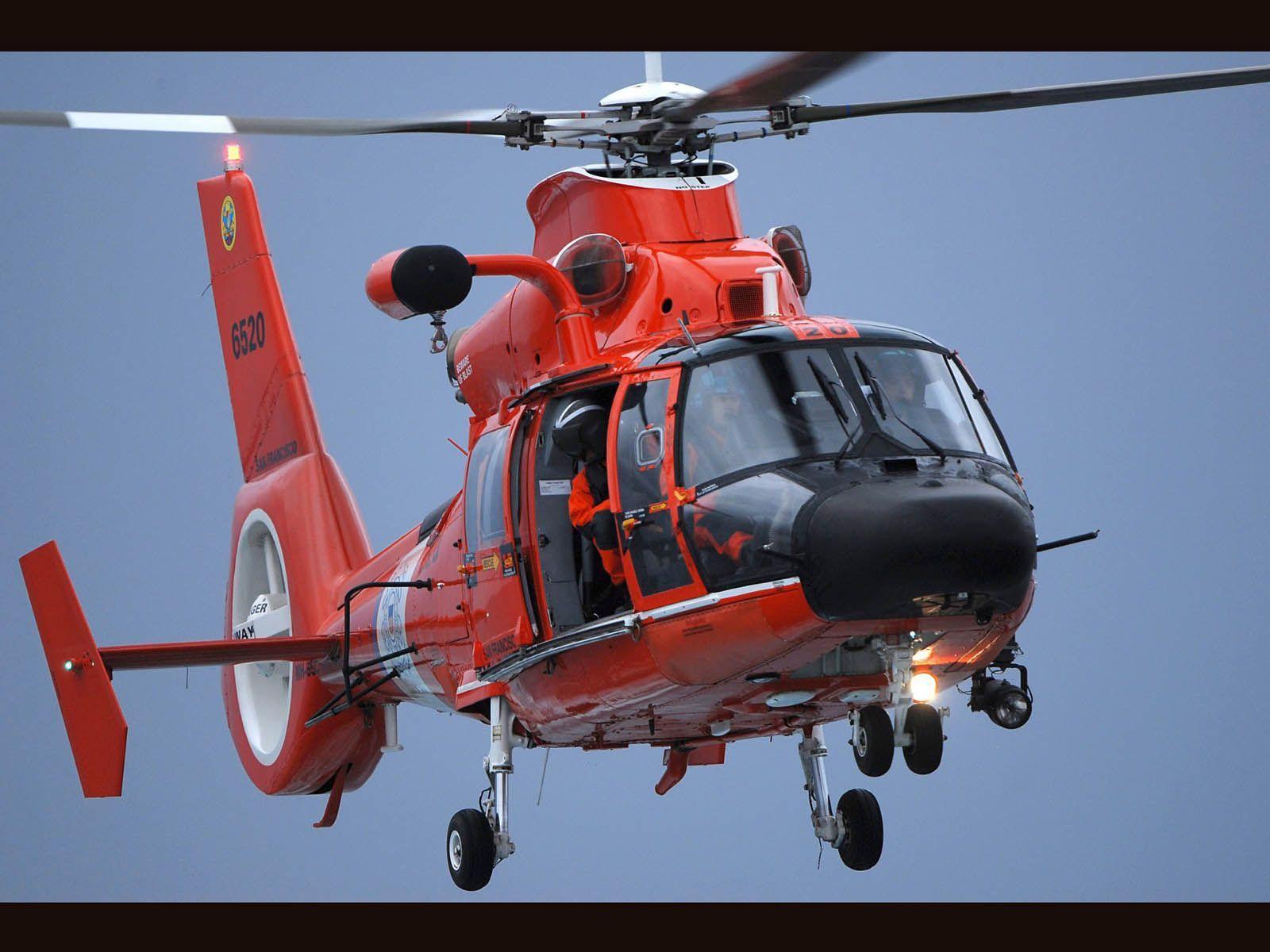 HH 65 Dolphin US Coast Guard Helicopter Wallpaper