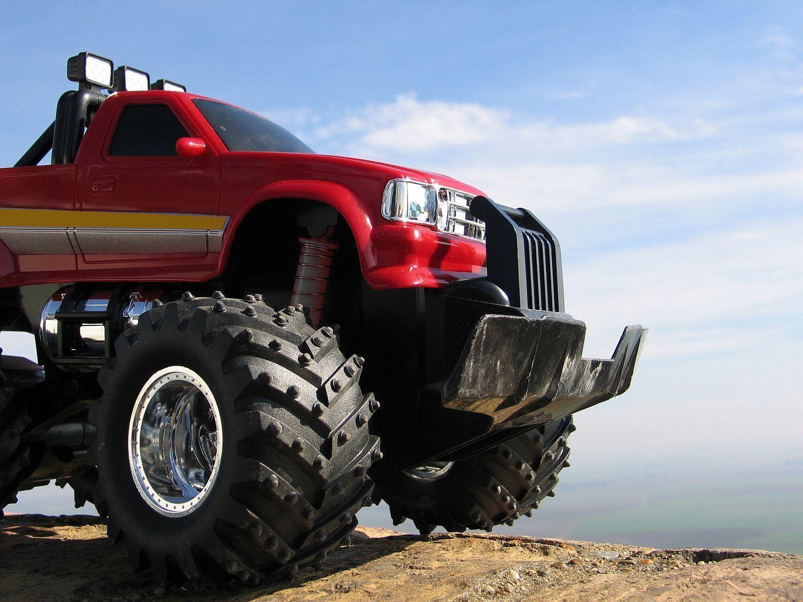 monster truck action background photo
