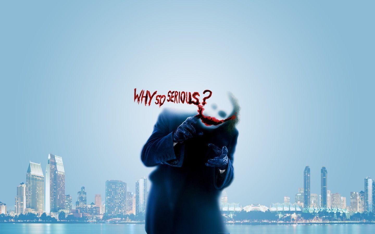 image For > Why So Serious Wallpaper Widescreen