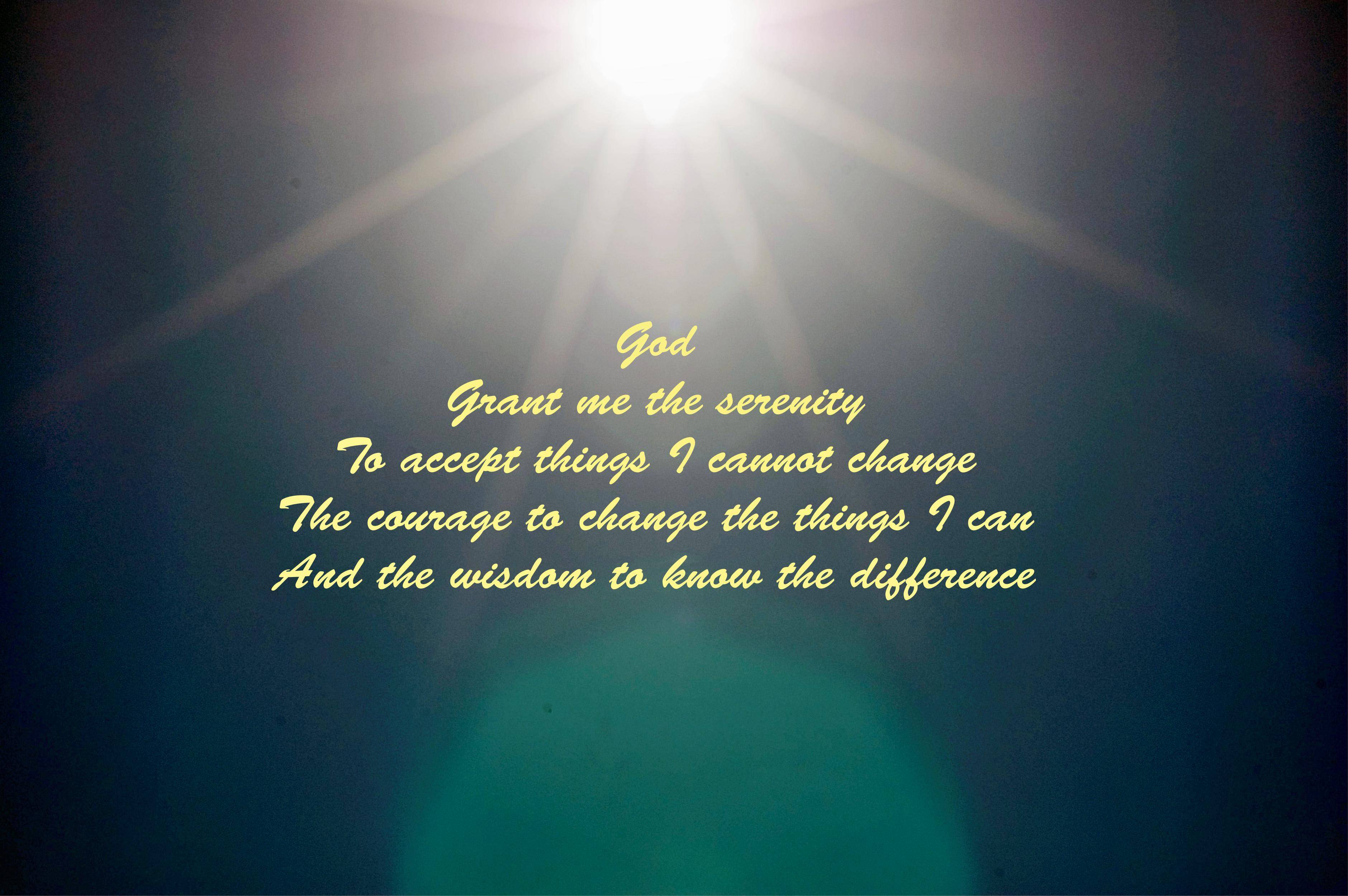 Serenity Prayer Wallpapers Wallpaper Cave