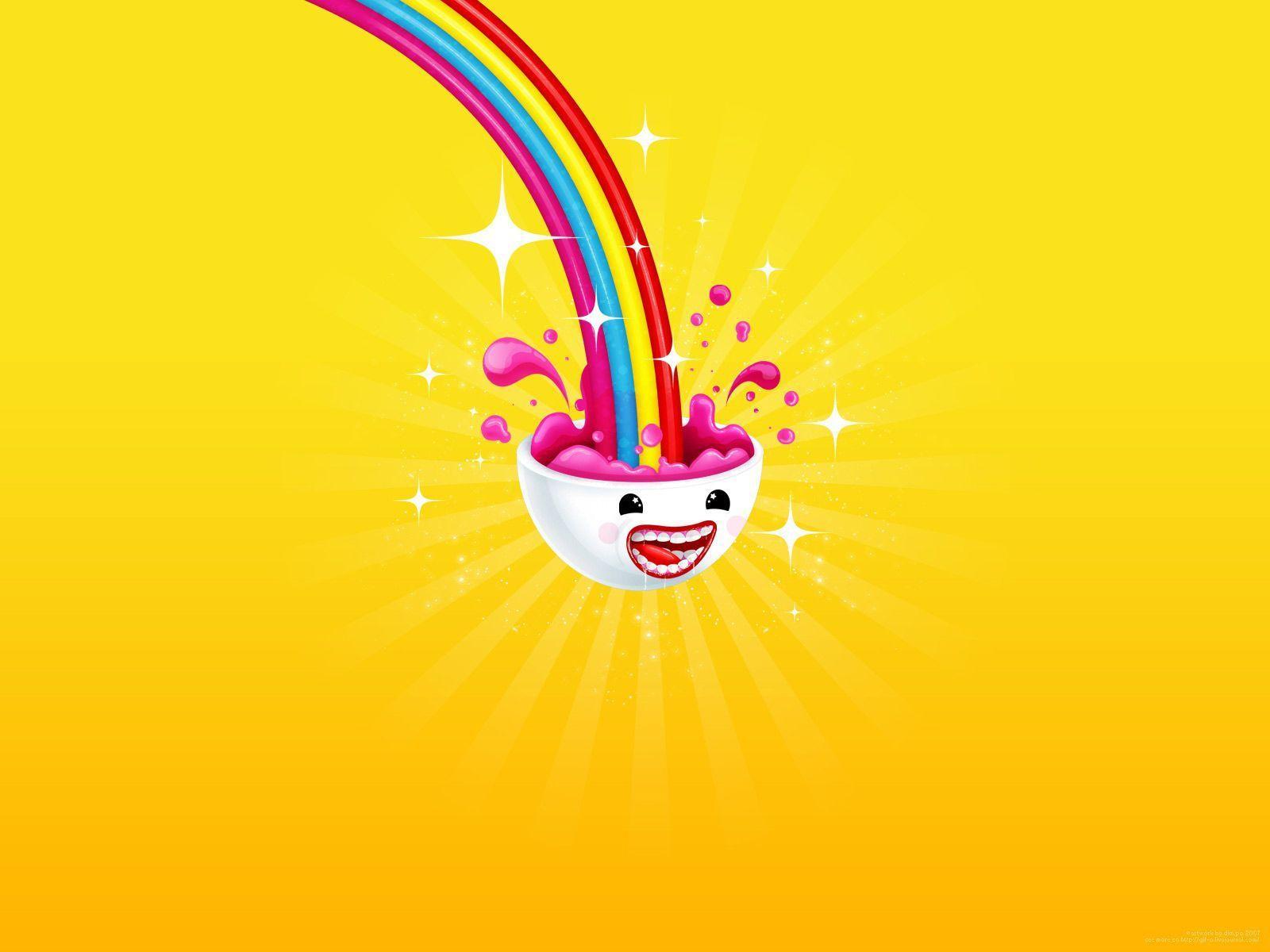 Fun Background Rainbow Mind, Funny Wallpaper, HD phone
