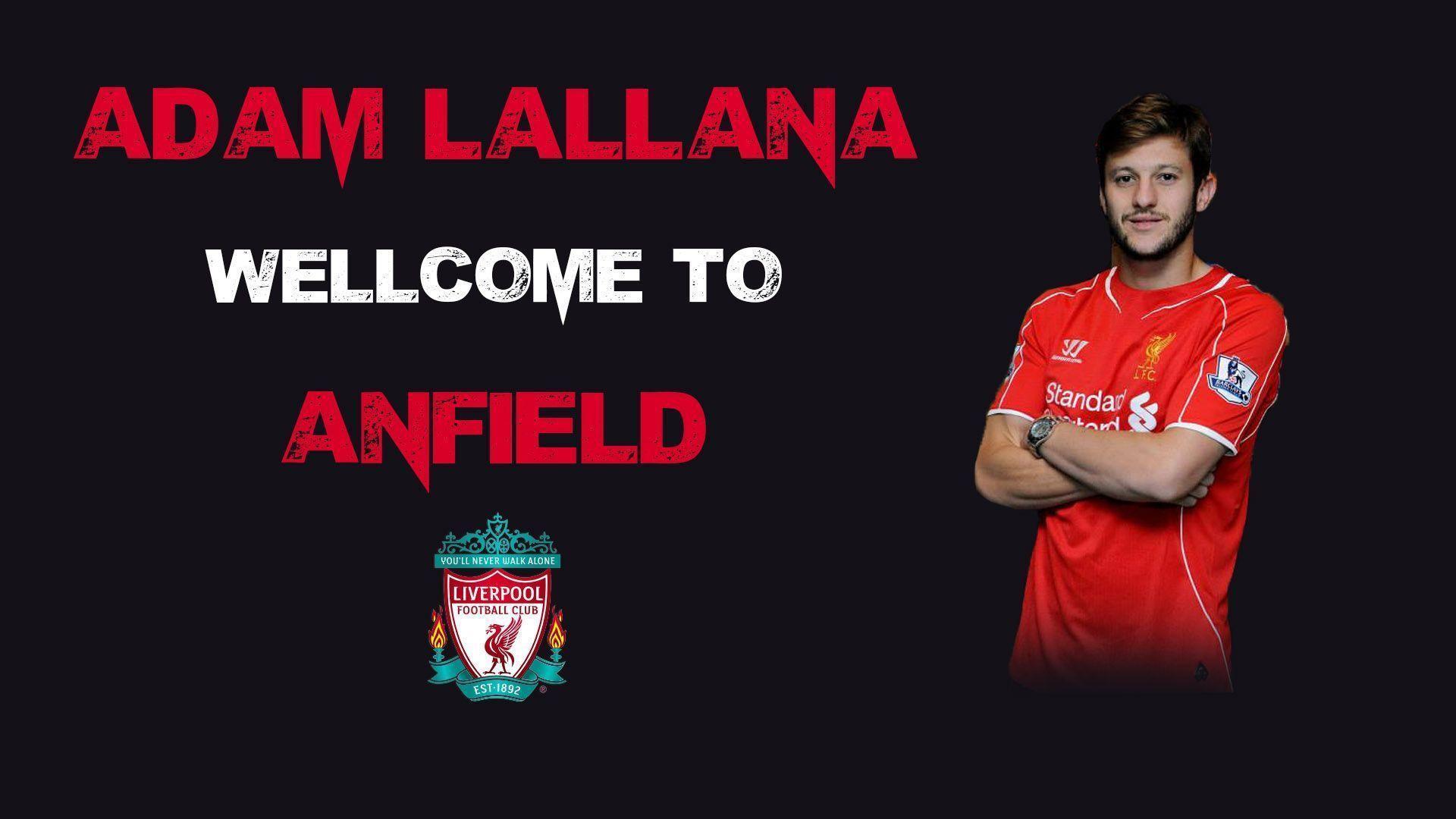 Adam Lallana 2014 Liverpool FC Wallpaper Wide or HD. Male