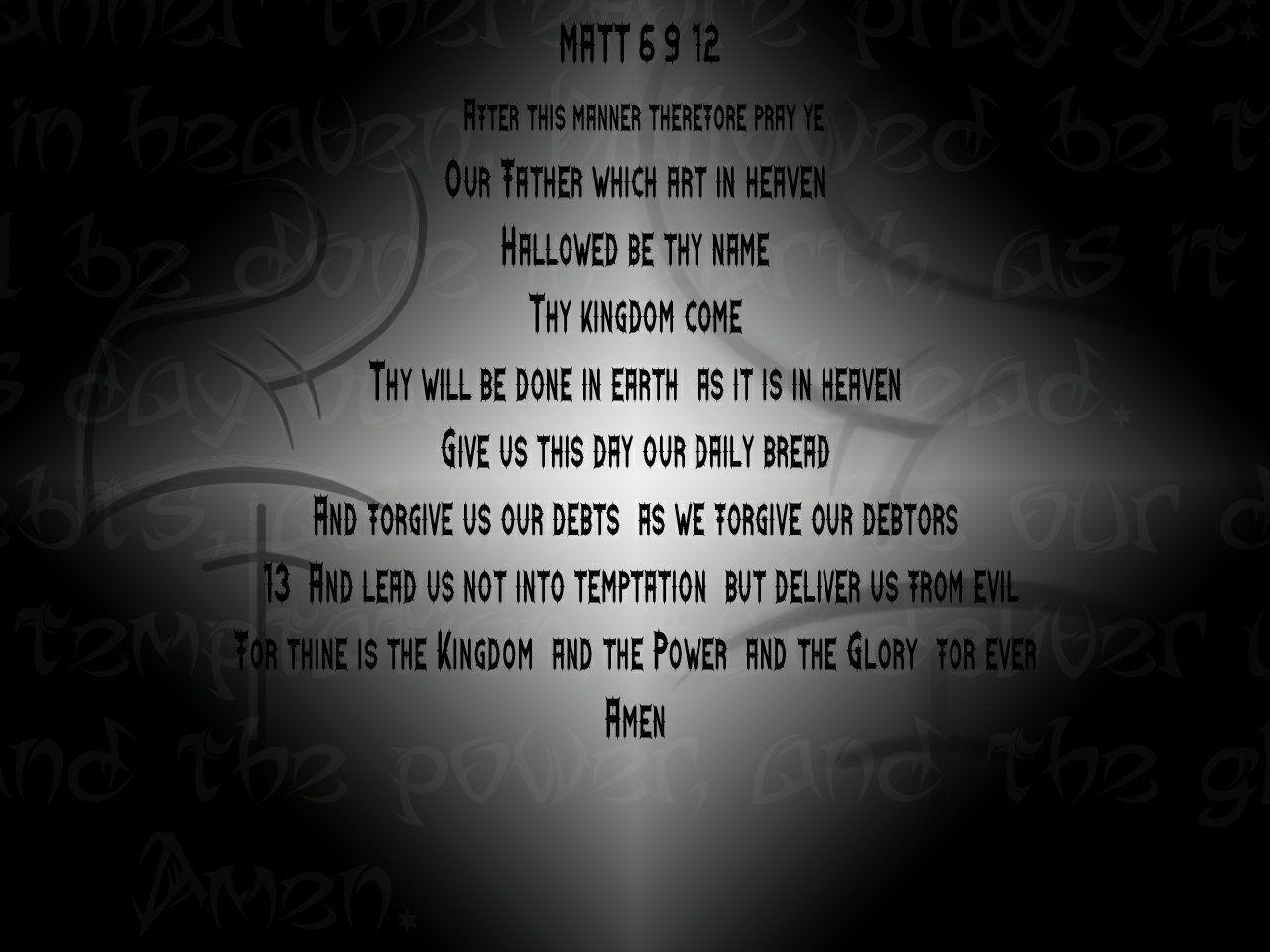 lords prayer