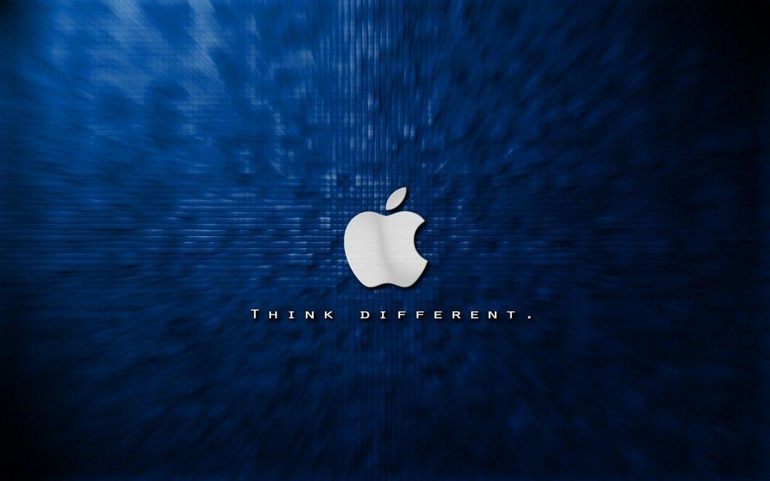 Cool Apple Logo Wallpaper Blue HD Wallpaper HD Picture