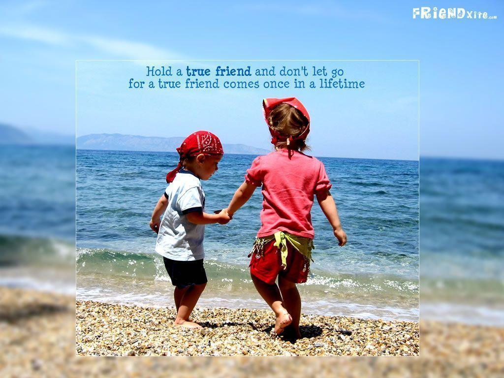 wonderful Quotes on Freindship: Cute Friendship Wallpaper :)