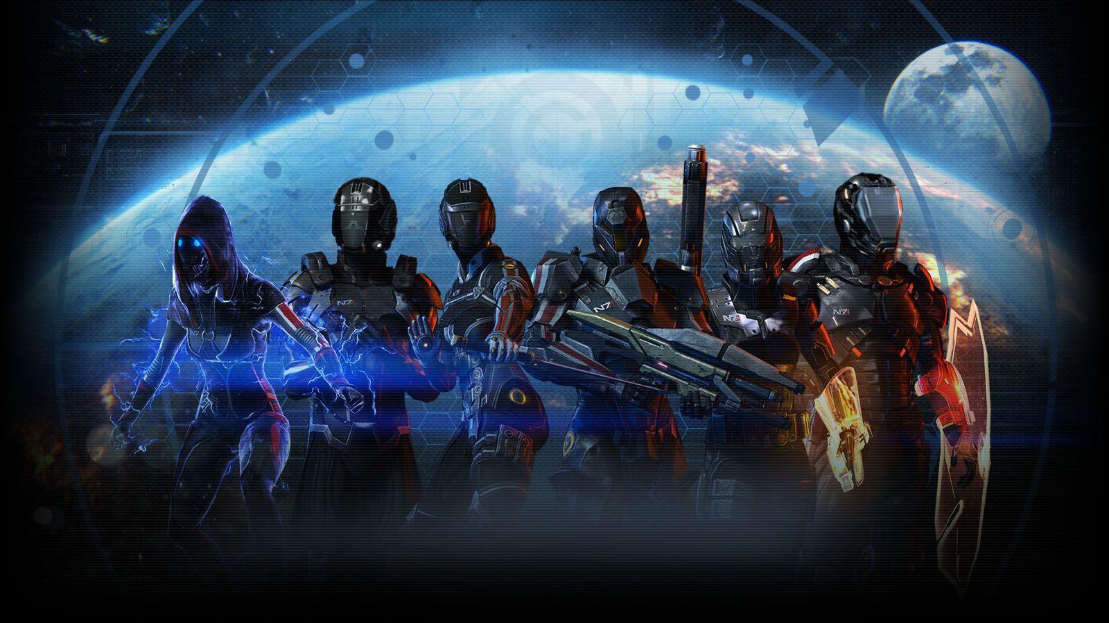 Mass Effect 2 Squad Wallpaper Mass Effect 2 Squad