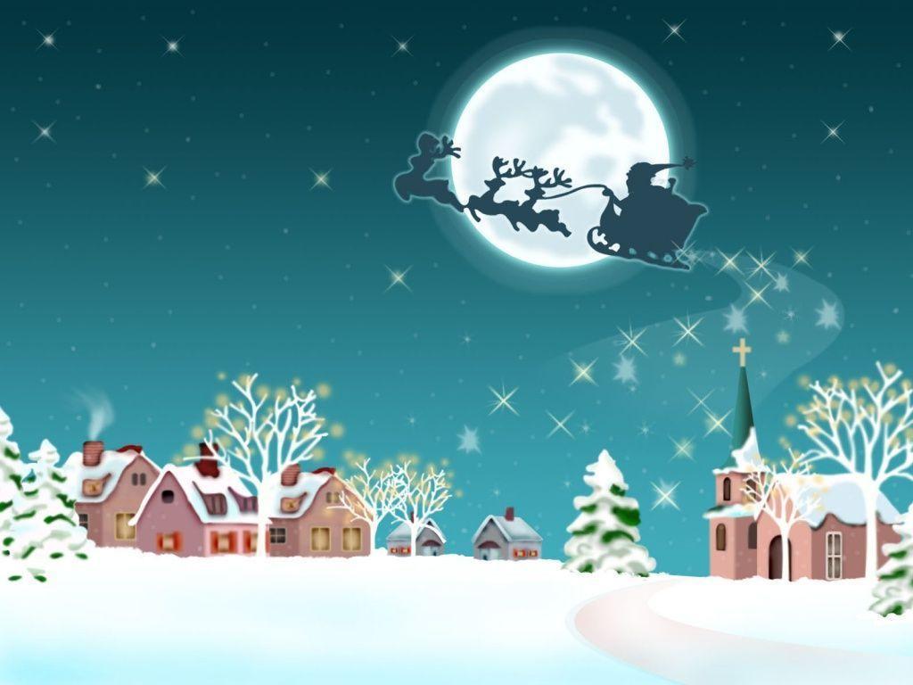 Free Christmas Wallpaper and PowerPoint Background Picture