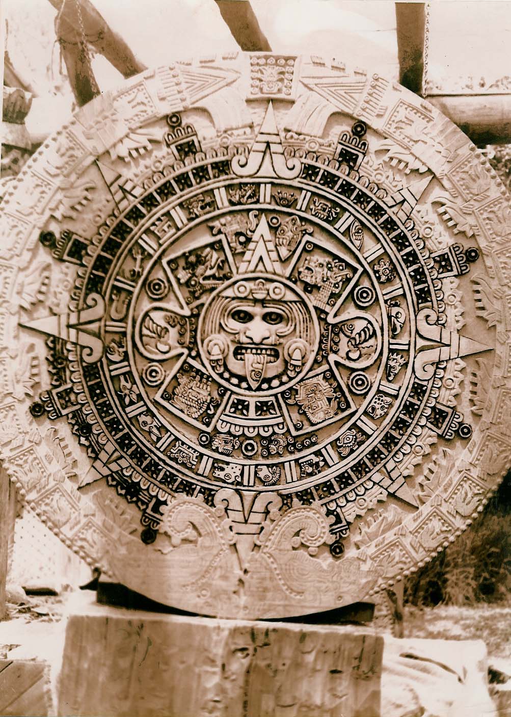 image For > Aztec Calendar Wallpaper
