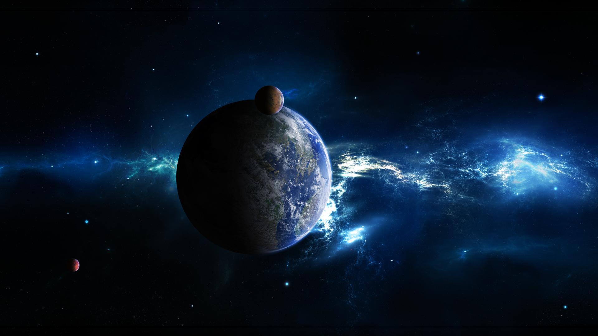 Free Outer Space Desktop Background Wallpaper