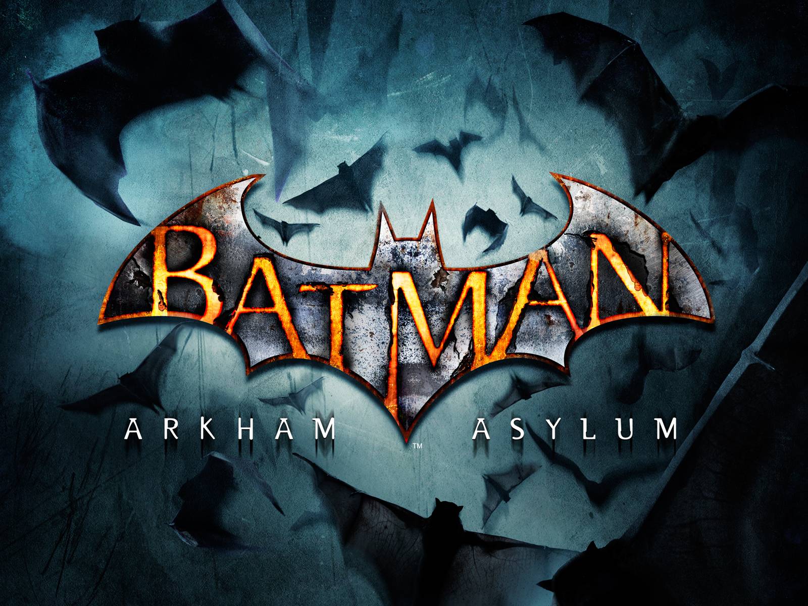 Fond ecran, wallpaper Batman, Arkham Asylum