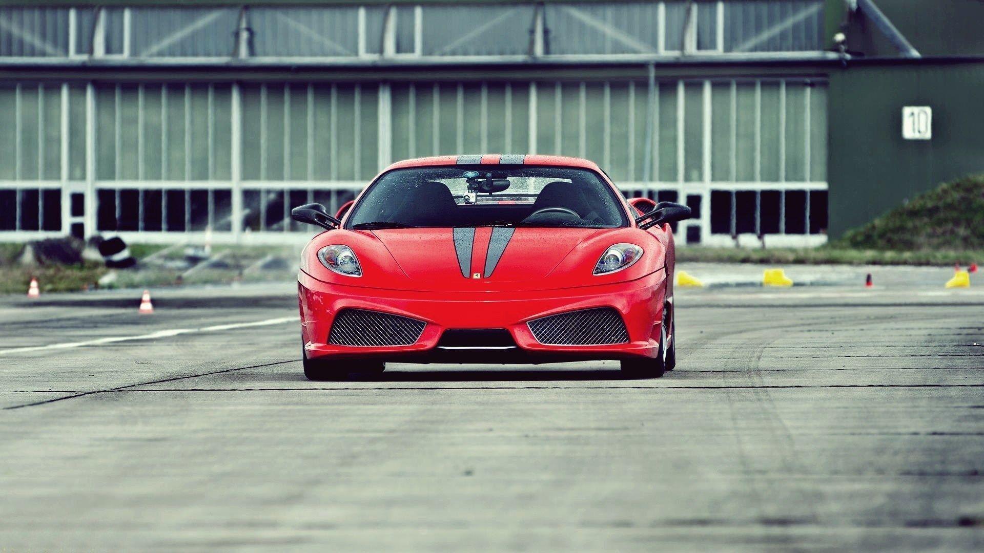 Ferrari F430 Scuderia Test Track Front Photo HD Wallpaper