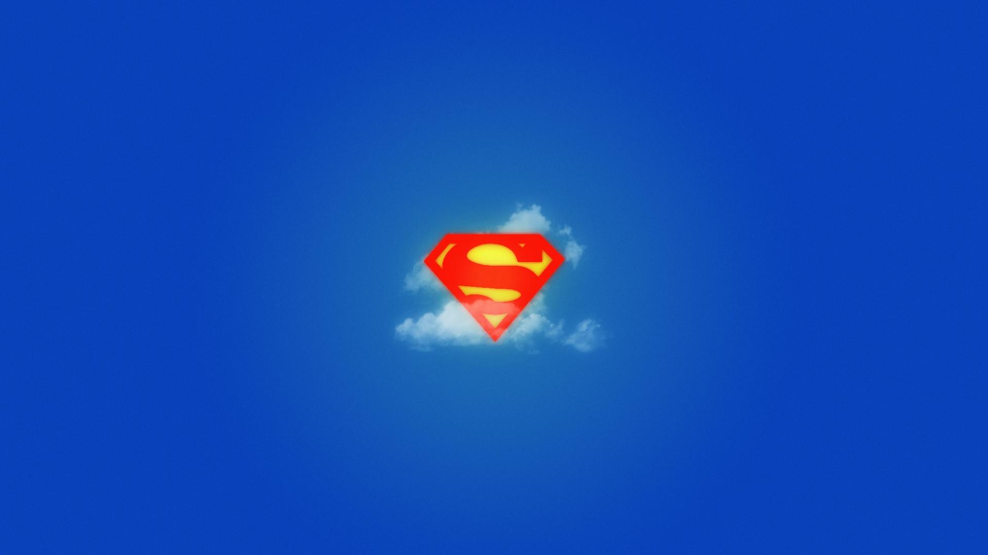 Wallpaper For > Superman Logo Wallpaper 1920x1080