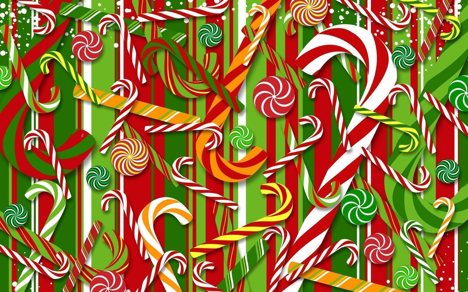 Wallpaper For > Candy Cane Background