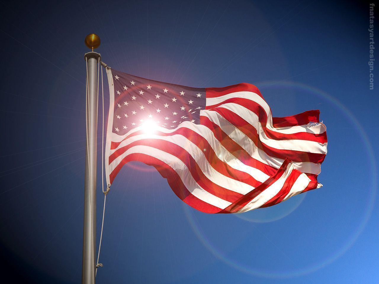 Celebrated American Flag Image 03. hdwallpaper