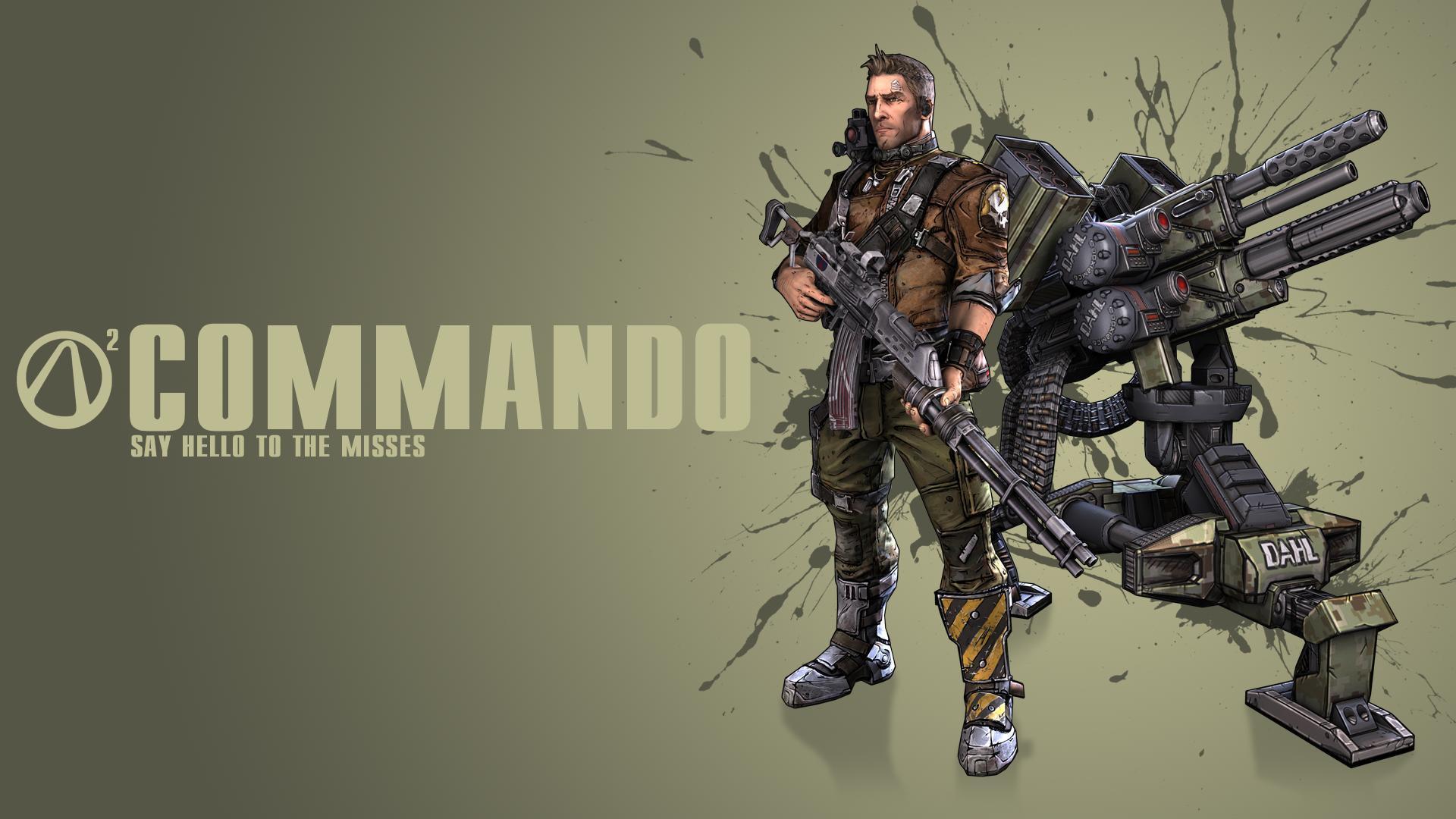 Borderlands 2 HD Commando Background Wallpaper