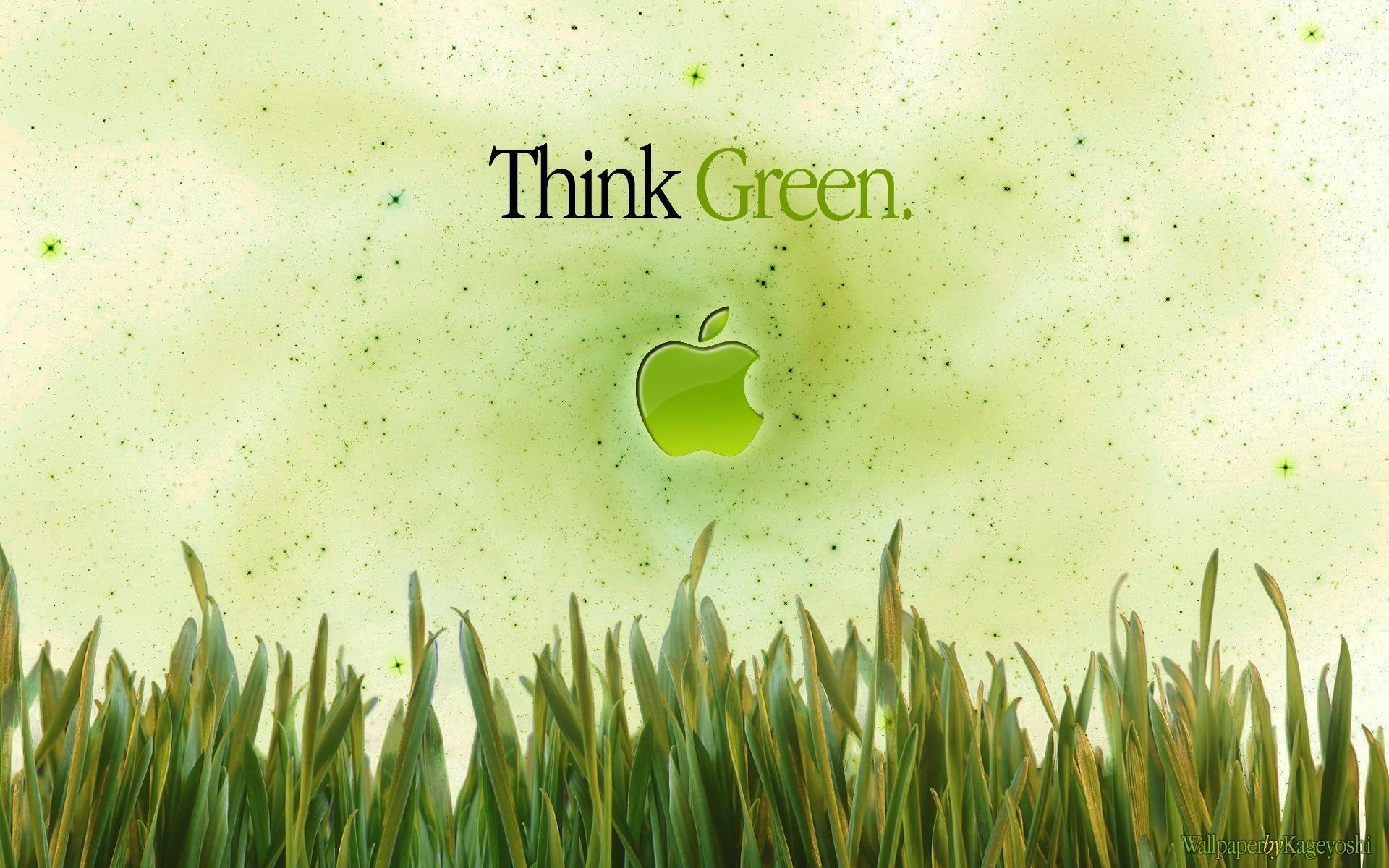 Think Green Apple Wallpaper Stills IOS 7 Desktop Background