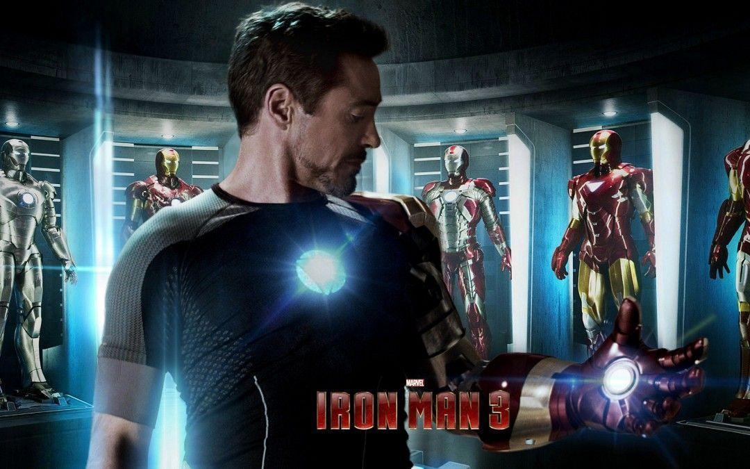 Robert Downey Jr Iron Man 3 Background HD Wallpaper