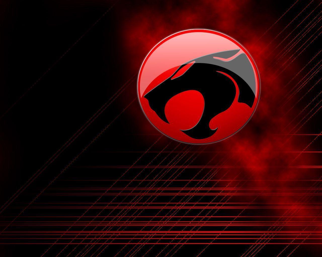 3D & Abstract: Captivating Red Logo Thundercats Wallpaper