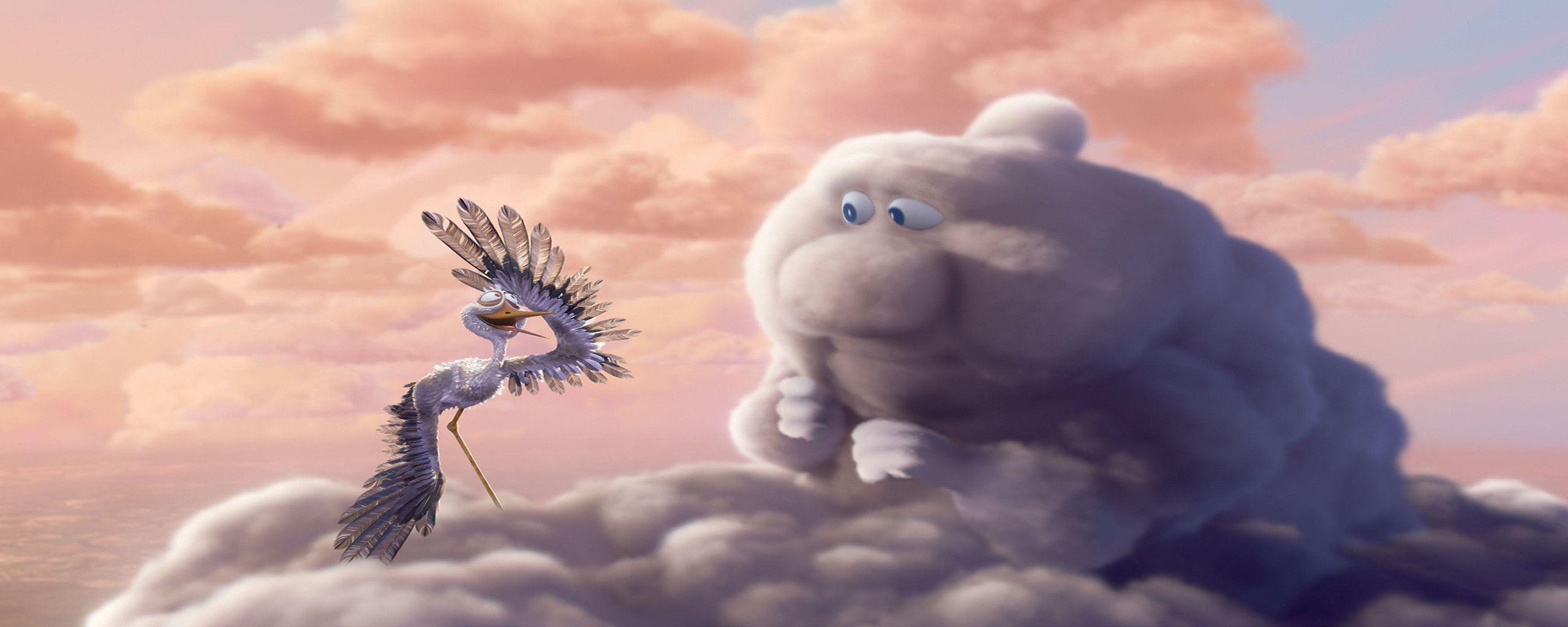 Download Clouds Pixar Wallpaper 2560x1024