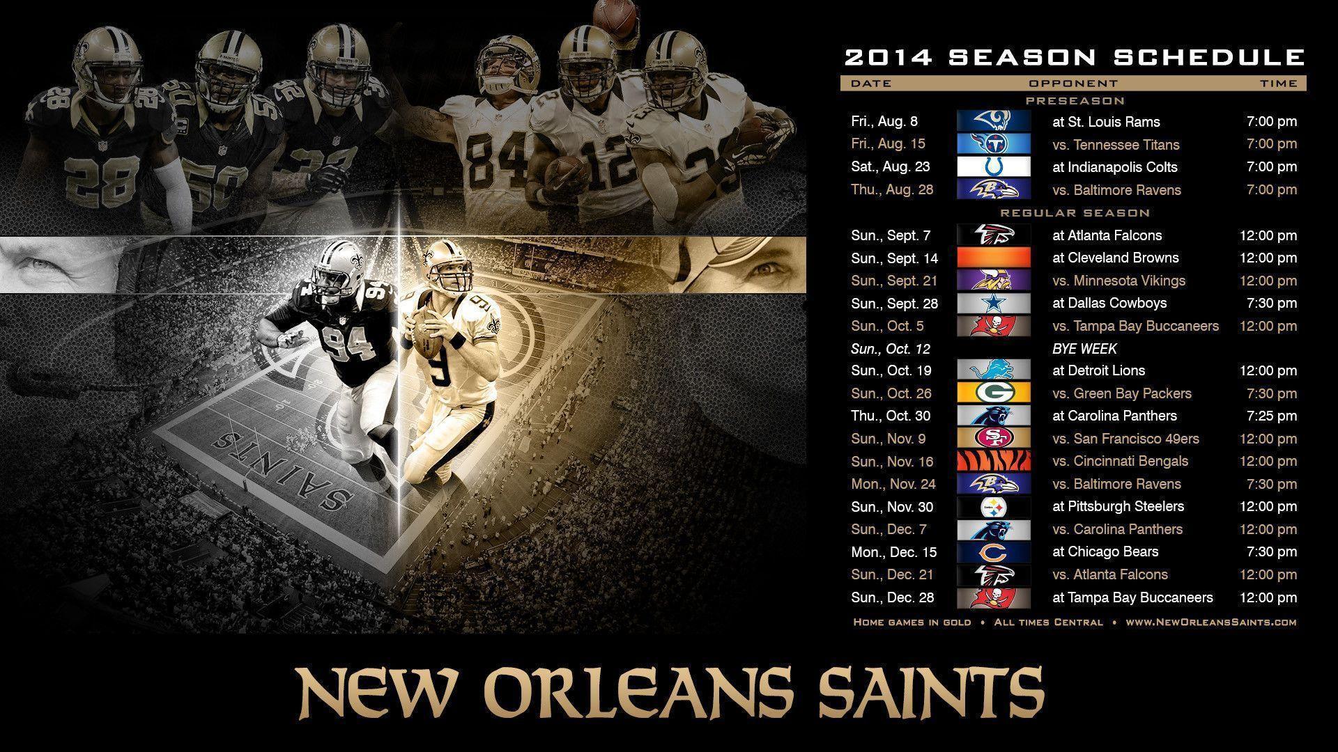 New Orleans Saints Wallpaper for 2014