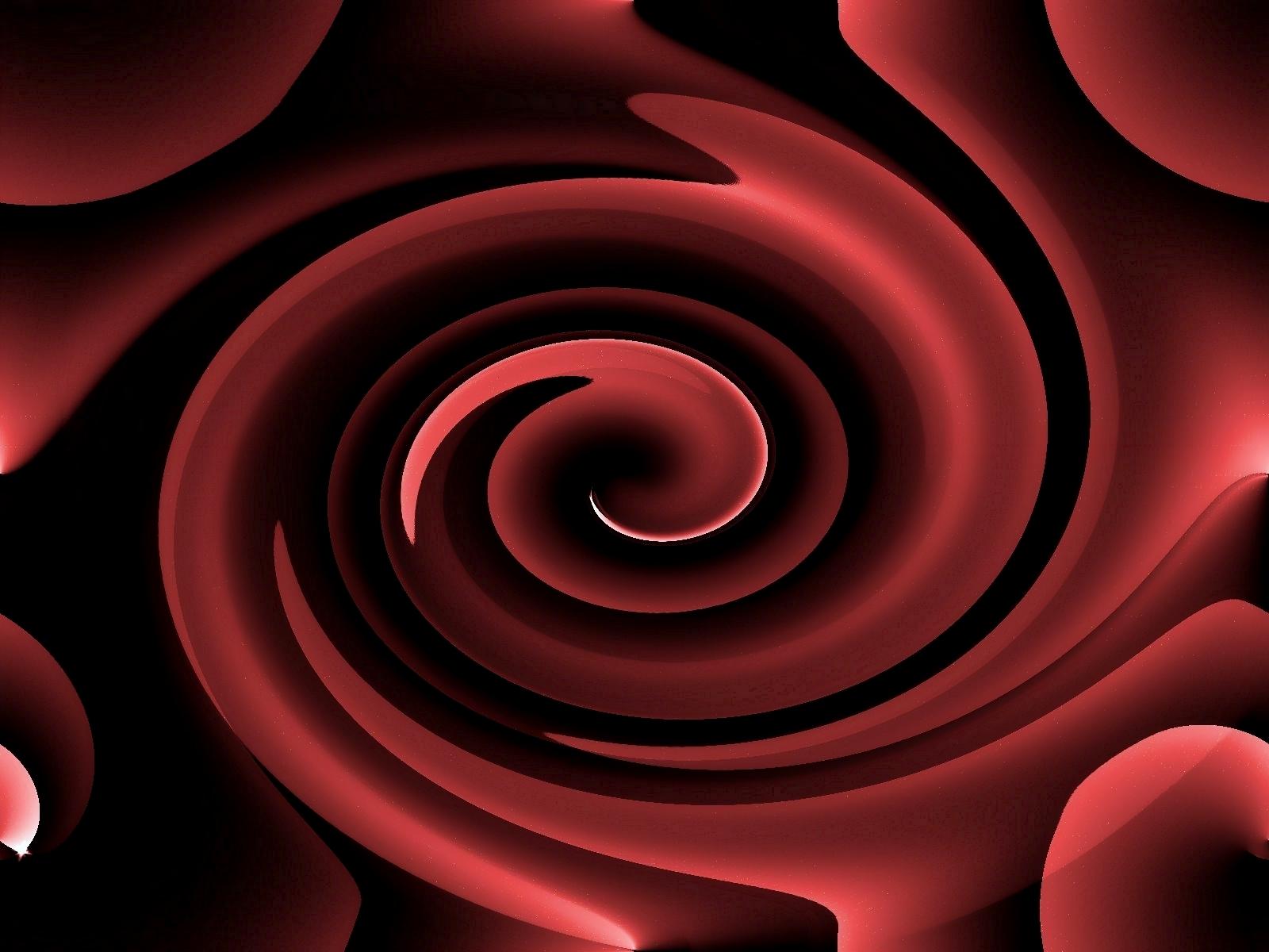 Red Black Swirl, Desktop and mobile wallpaper