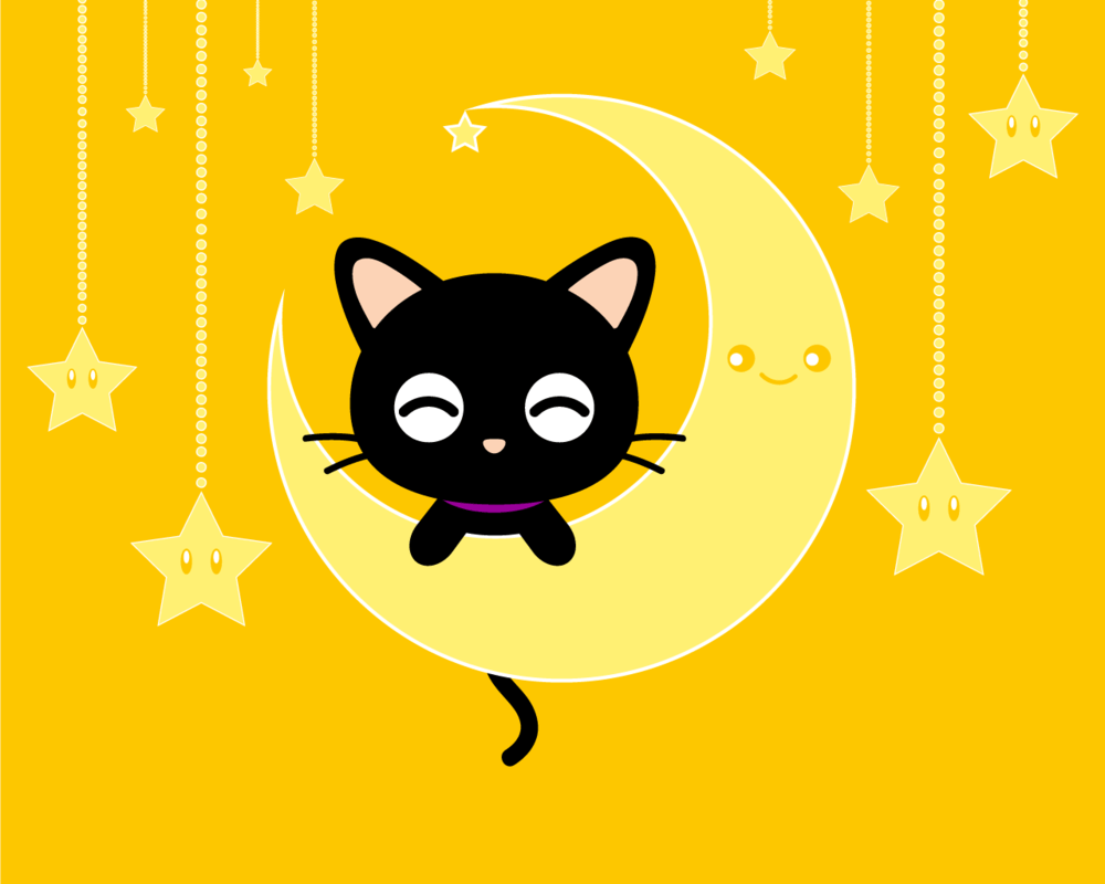 Wallpaper For > Hello Kitty And Chococat Wallpaper