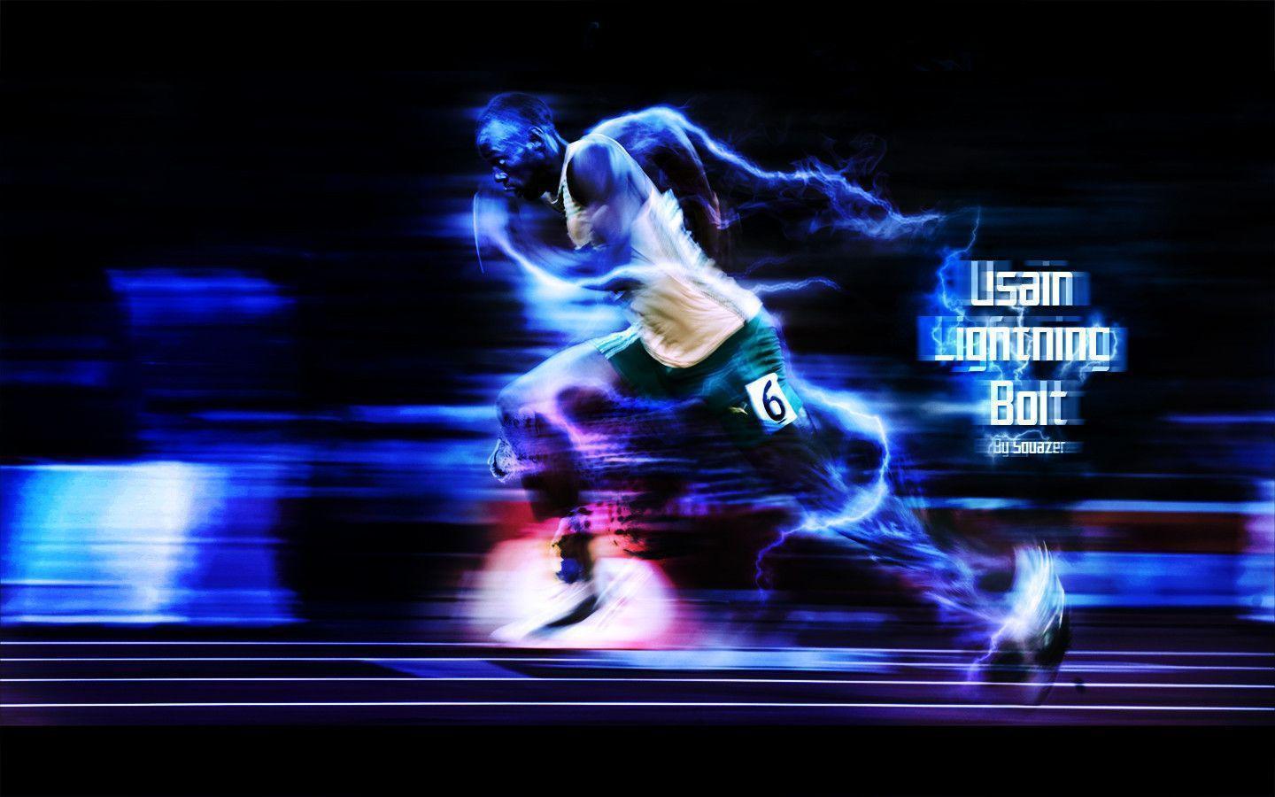 Usain Lightning Bolt Exclusive HD Wallpaper