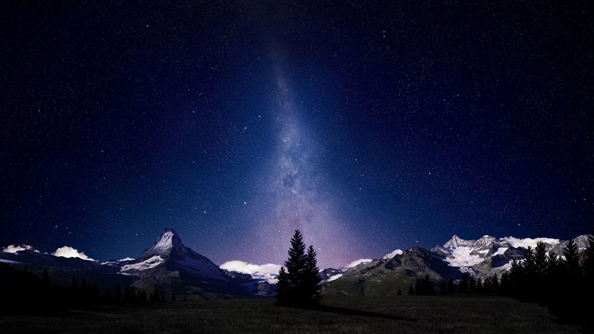 Night Sky Stars Wallpapers  Wallpaper Cave