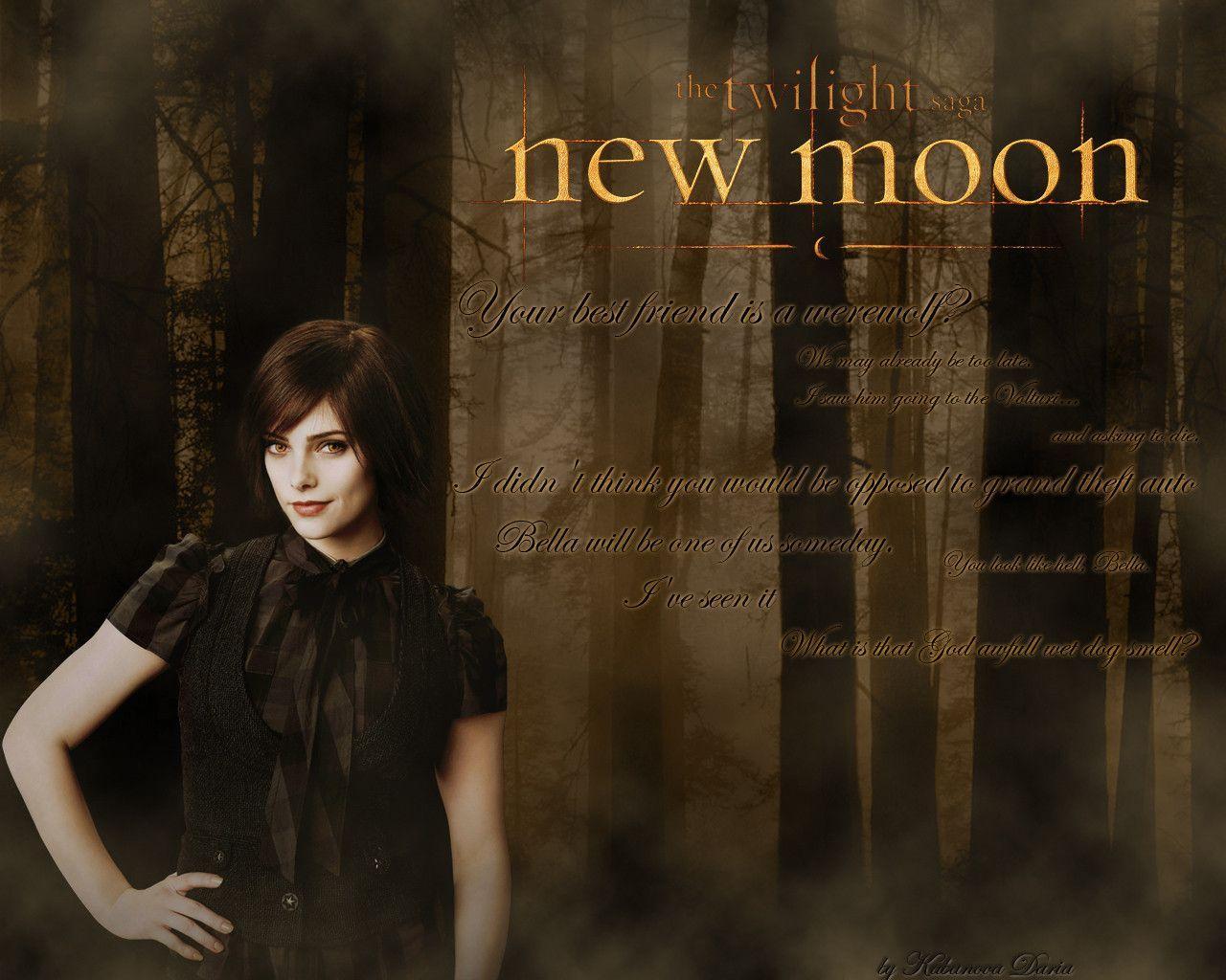 Ashley Greene Alice Cullen Like Official New Moon Wallpaper
