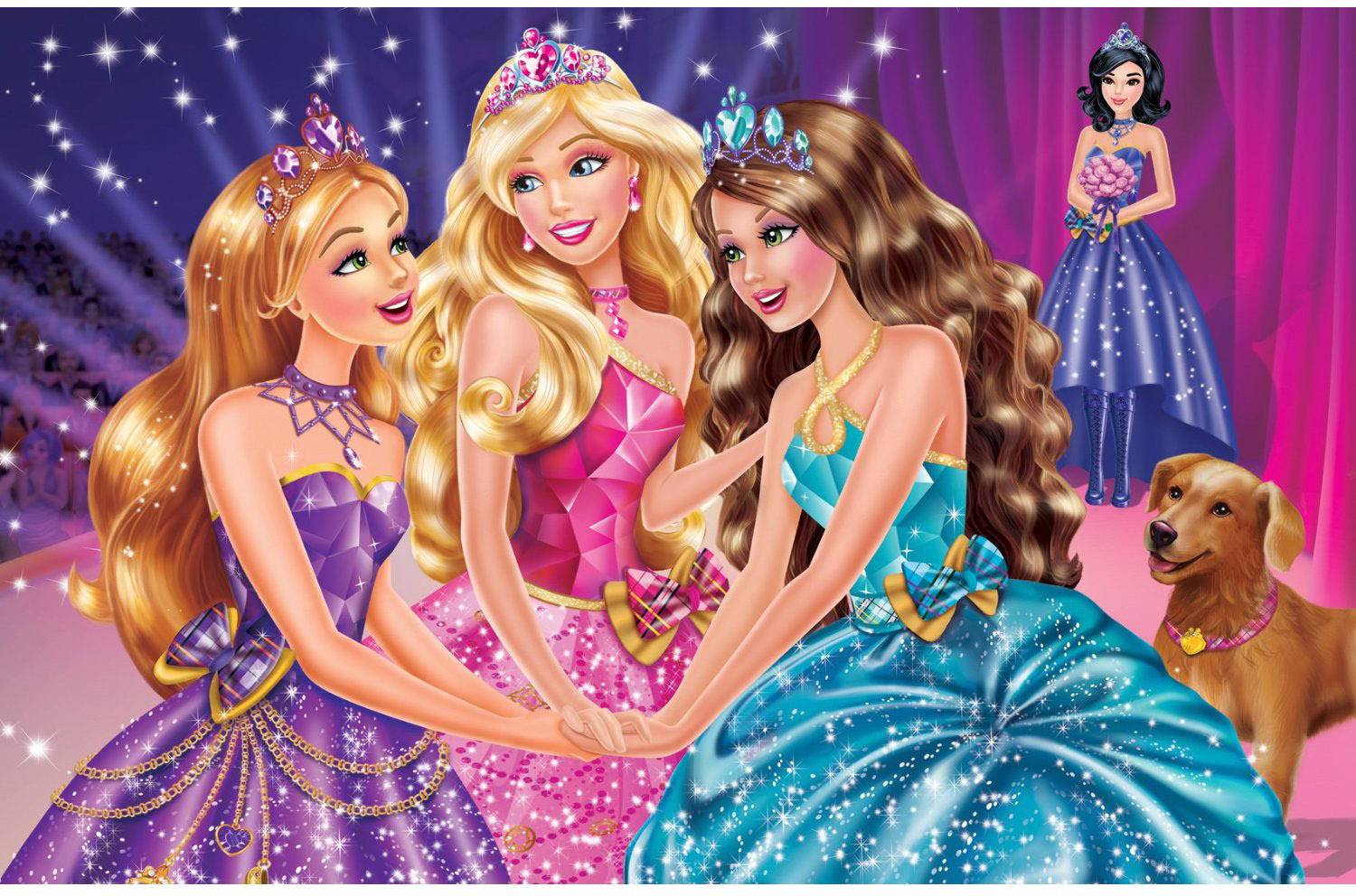Barbie Princess Charm School Wallpaper - ♥Barbie Dolls♥ Wallpaper