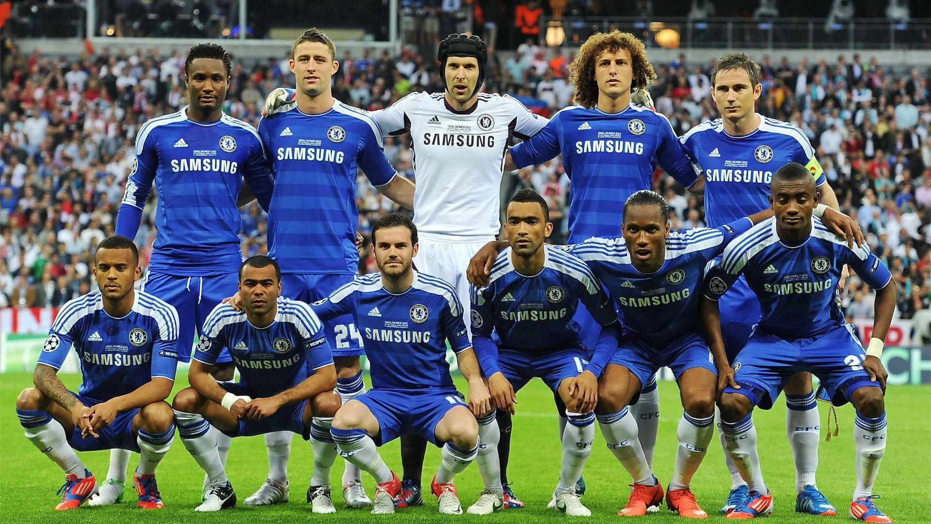 Chelsea FC wallpaper and stock image