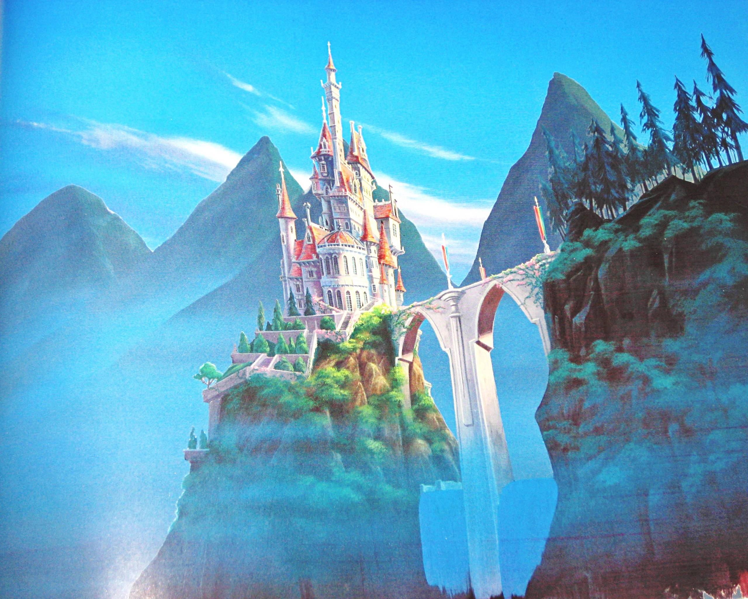 image For > Disney Princess Castle Background