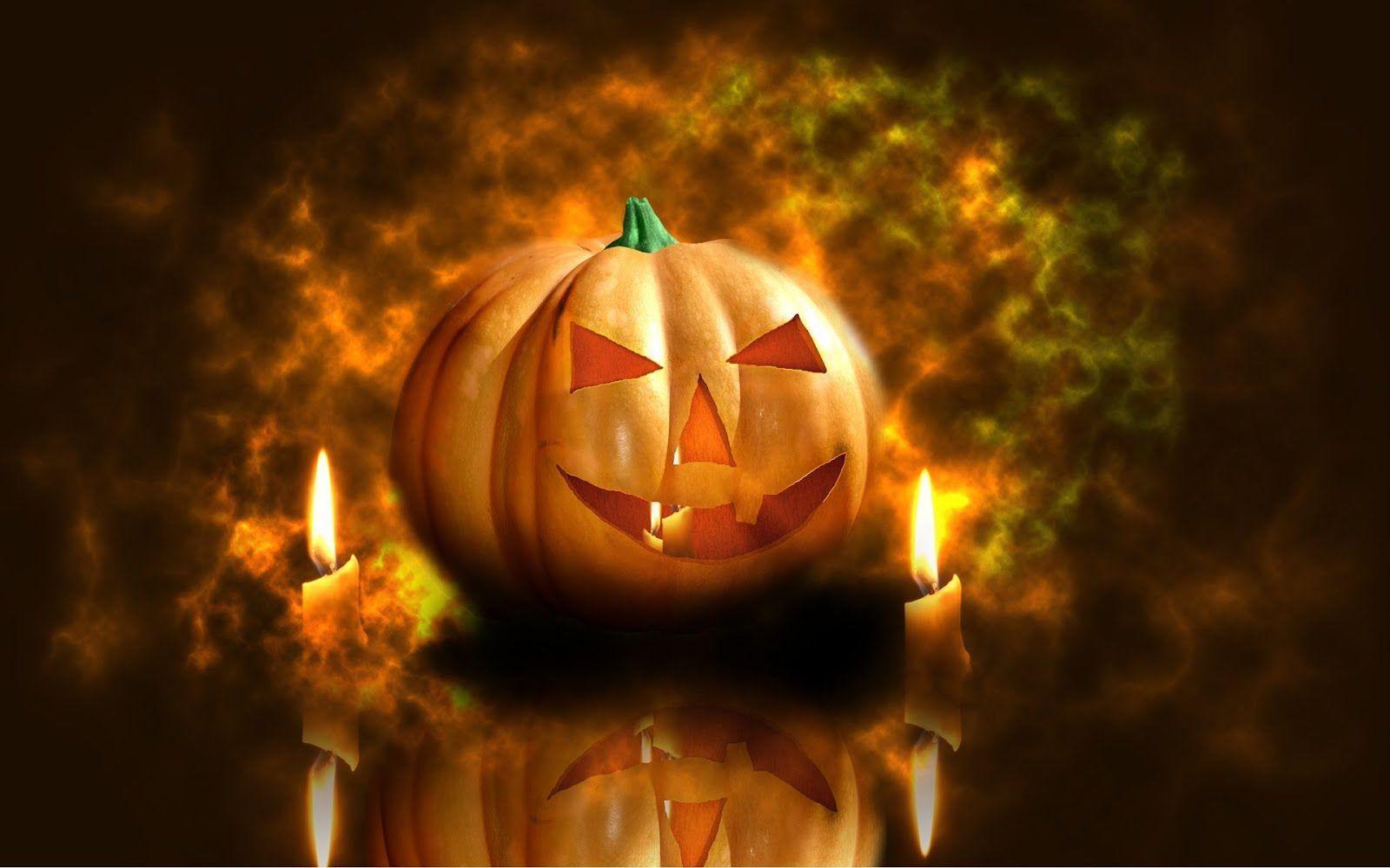 halloween pumpkin candles desktop and Popular Wallpaper 10956