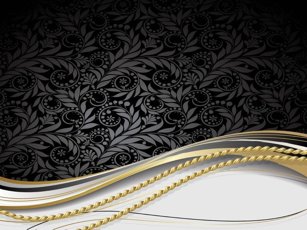 Gold And Black Background Image & Picture