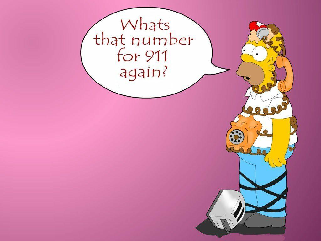 Gadgets Info Available: Wallpaper HD Homer Simpson
