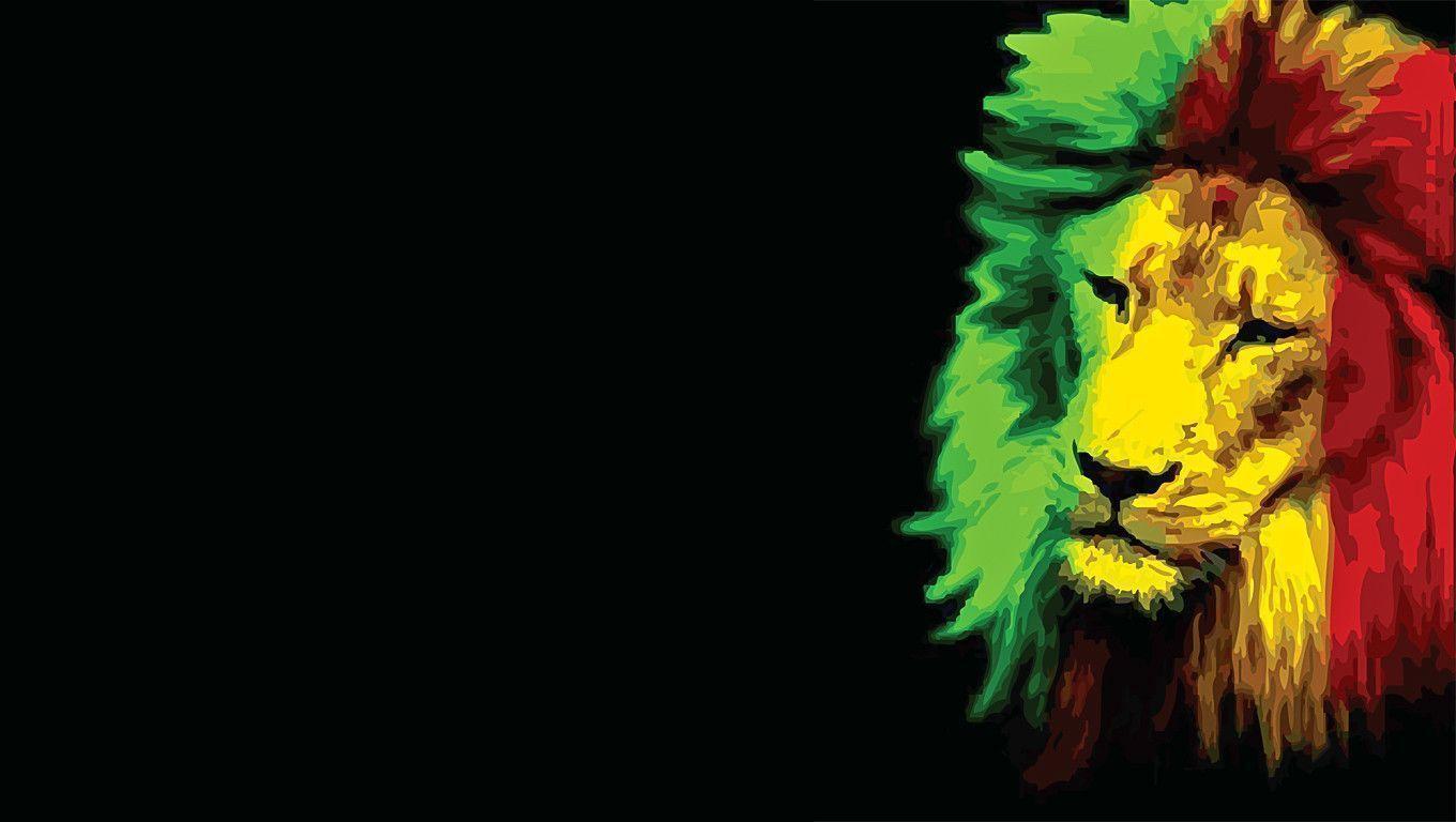 Rasta Lion HD Wallpaper