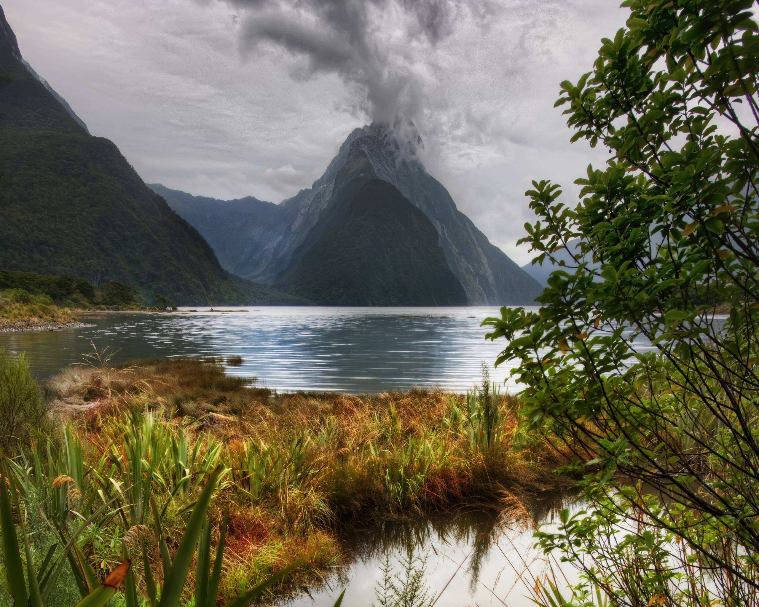 About to Explore Milford Sound widescreen wallpaper. Wide
