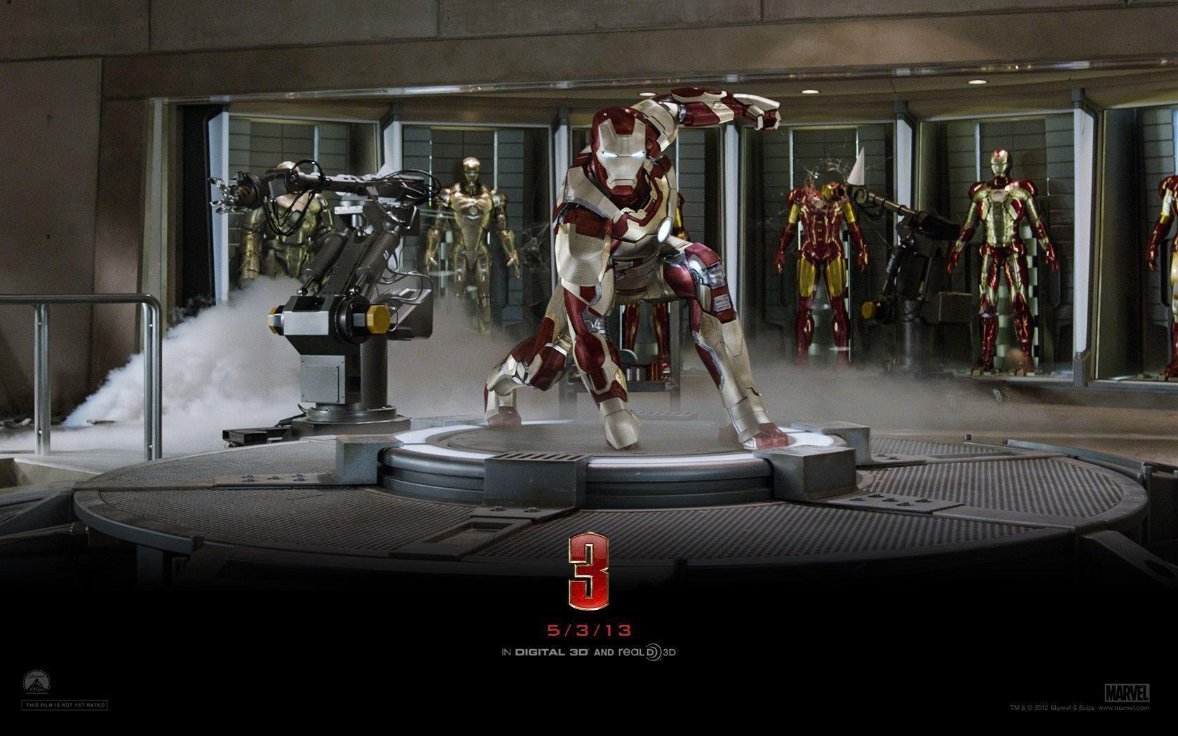Most Awaited Movie Of 2013. Marvel Iron Man 3 HD Wallpaper