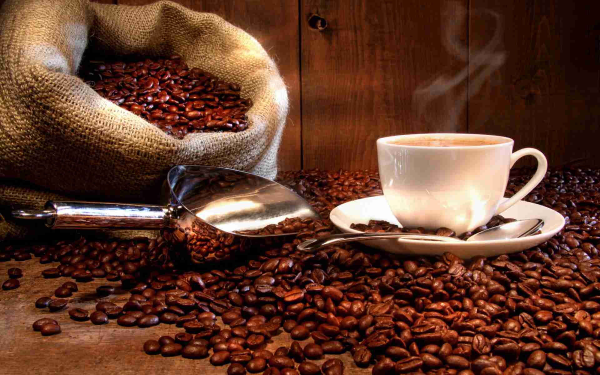 coffee and coffee beans free background