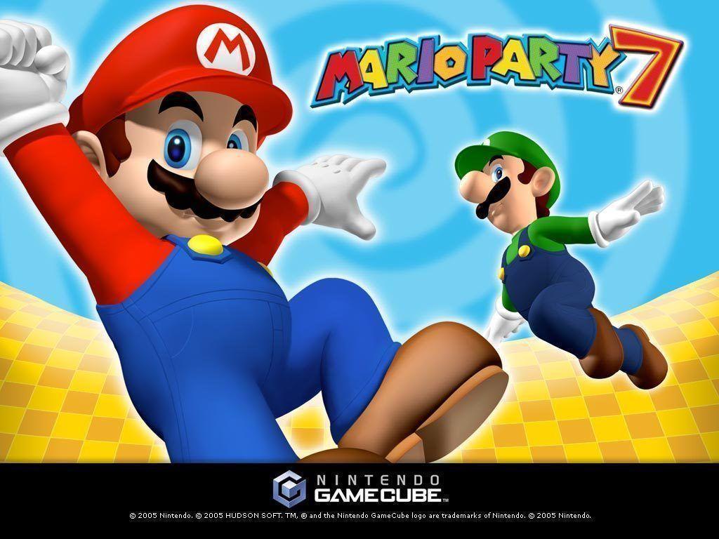 Mario Party 7 and Luigi Wallpaper
