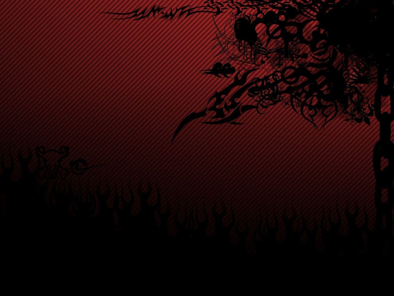 Wallpaper For > Cool Black And Red Background
