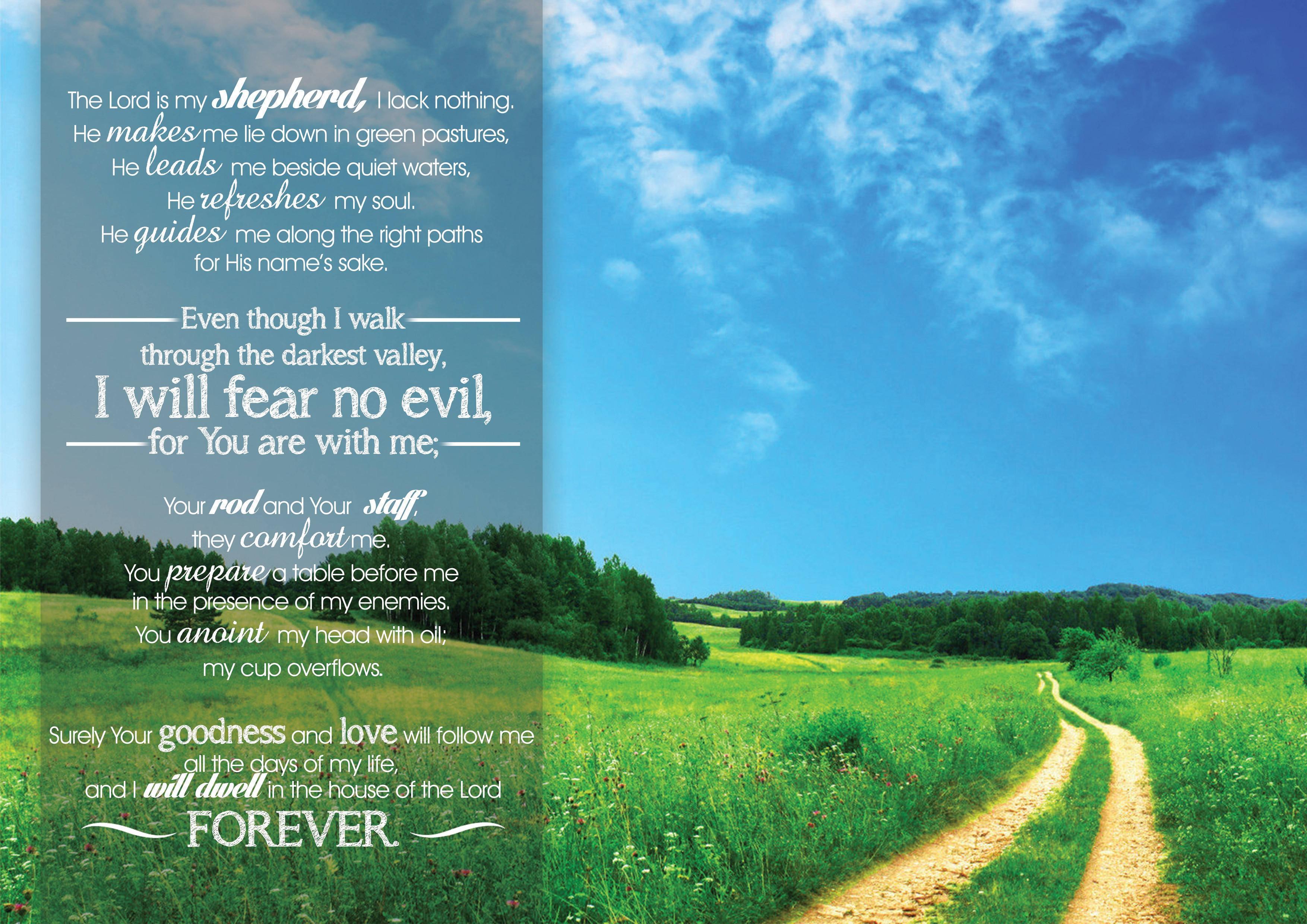 Psalm 23 Wallpapers - Wallpaper Cave