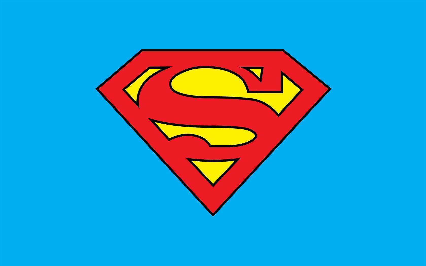 Superman Logo Bright Background 24969 High Resolution. HD