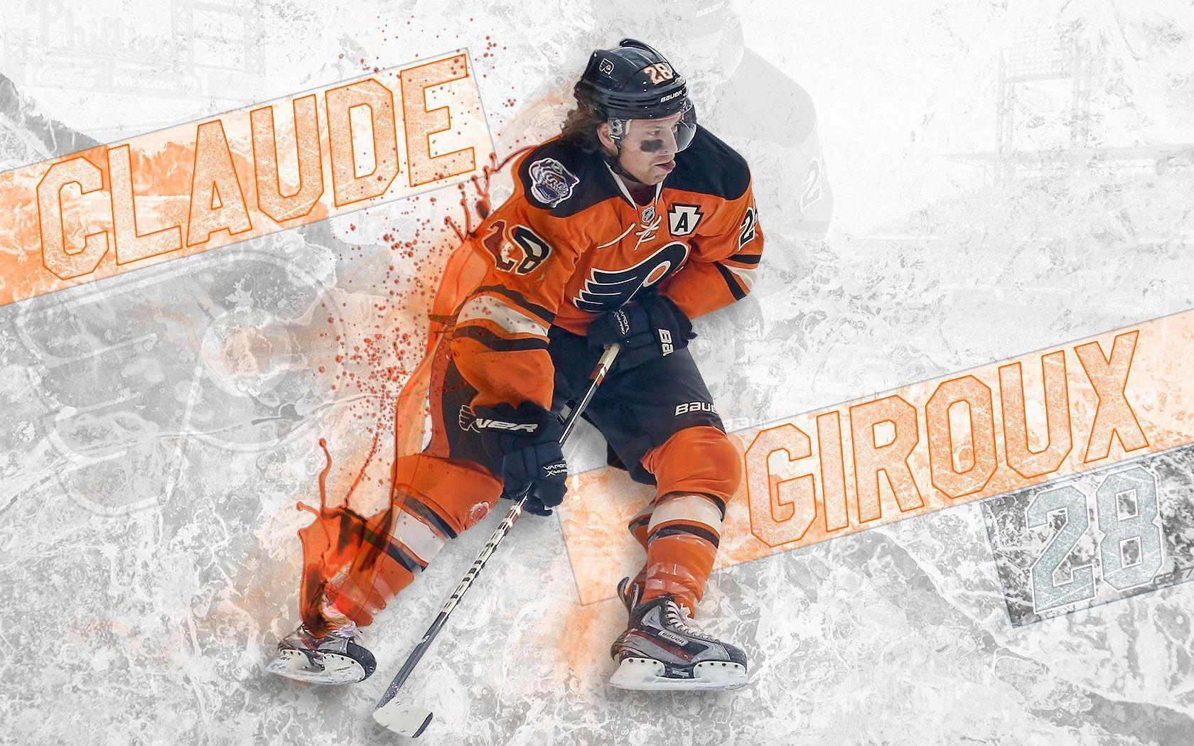 Claude Giroux Philadelphia Flyers Hockey Desktop Wallpaper