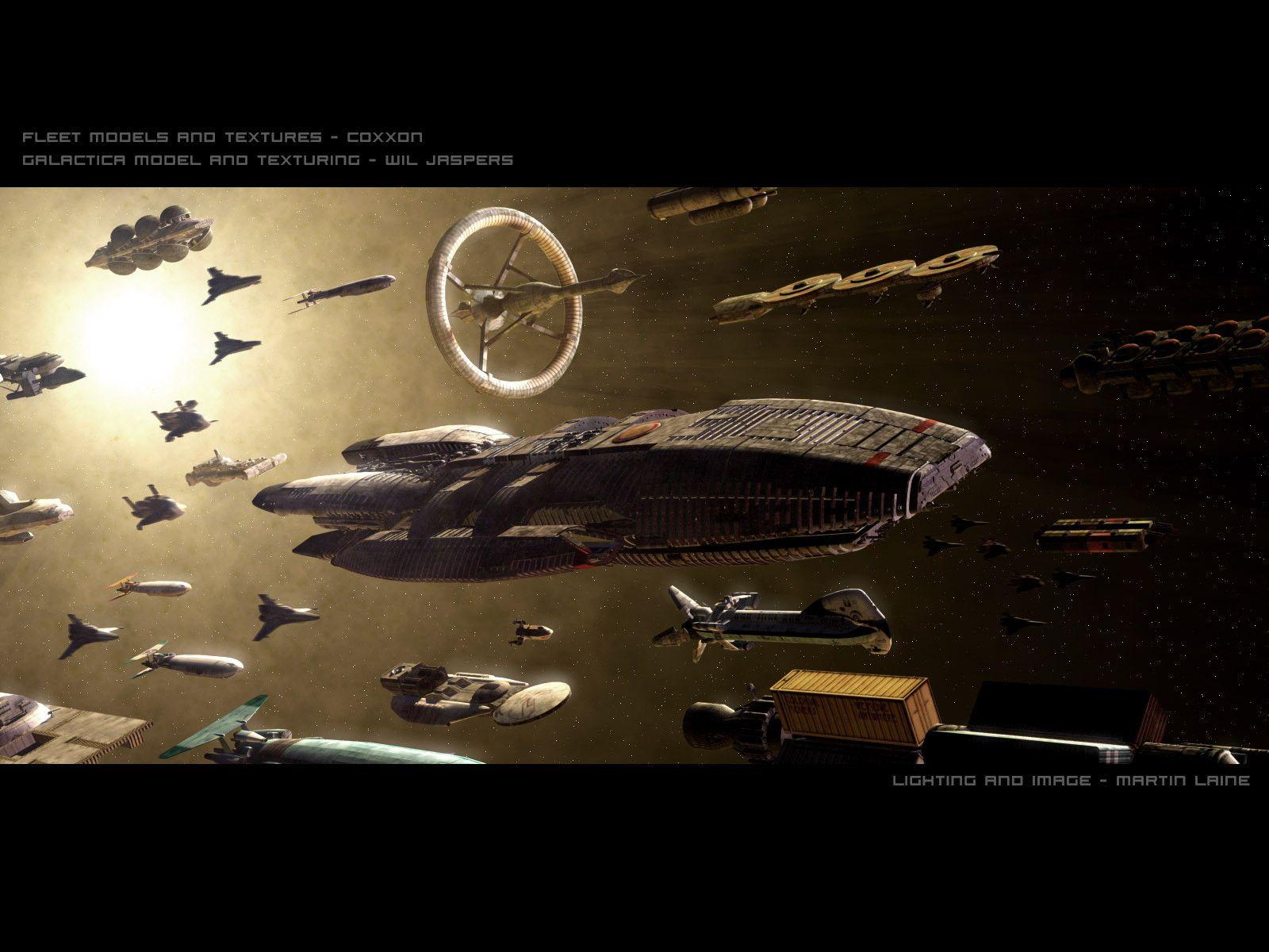 BSGFleet Galactica Wallpaper