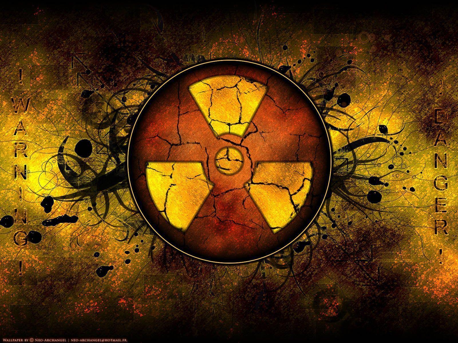 Wallpaper For > Radioactive Symbol Wallpaper