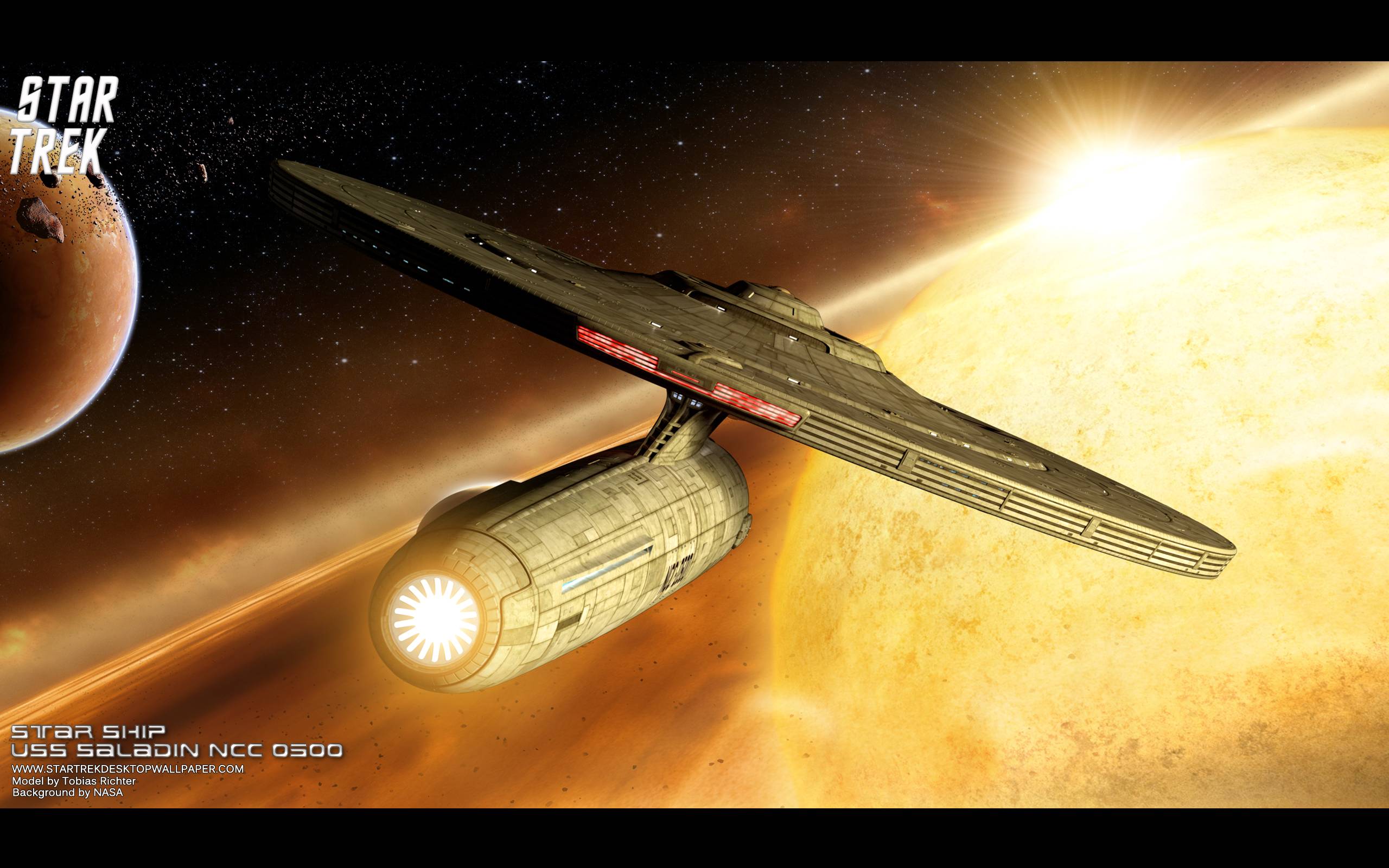 Star Trek Star Ship USS Saladin NCC- free Star Trek computer