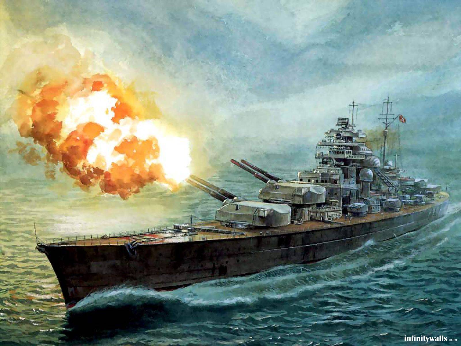 Paintings Battleship 1600×1200 Wallpaper 824232